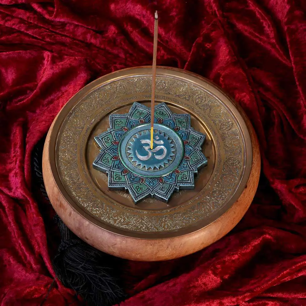 Incense Burner Om Sacred Sound Set 4 - Figurine